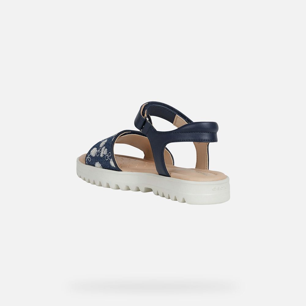 Sandales Geox Coralie - Bleu Marine - Fille 539782-IDP